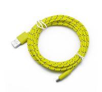 Câble Micro Usb Tressé En Nylon Vumpach 1M/2M/3M Câble De Chargeur Usb De Synchronisation De Données Pour Câbles De Téléphone Samsung Htc Lg Huawei Xiaomi Android.Yellow.0.5M