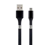 Câble micro USB /USB-A aimanté 2 m - noir