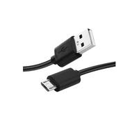 Câble Micro-USB vers USB Charge + Transfert PC Charge/Synchro Noir