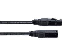 Cordial Câble micro Elements EM3FM Symétrique XLR 3 m XLR mâle-femelle 3 pôles Noir