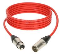 Cable Micro XLR 5M Rouge