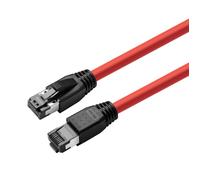 Câble MicroConnect CAT8.1 S/FTP 5 m blindé rouge LSZH, AWG 24