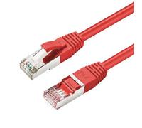 Câble MicroConnect S/FTP CAT6 25 m Rouge LSZH PiMF (paires sous feuille métalliq