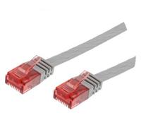 Câble MicroConnect U/UTP CAT6 0,25 m gris plat, V-UTP60025-FLAT