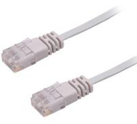 Câble MicroConnect U/UTP CAT6 5M Gris Plat, V-UTP605-FLAT