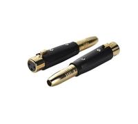 Câble Microphone blindé, Adaptateur Audio XLR 3 Broches Femelle mâle vers Jack Mono 6,35/6,5 mm 6,35/6,5 mm(Female,1pcs)