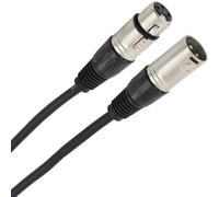 câble microphone XLR femelle/XLR mâle. Connecteurs 3 broches. Enceinte,microphone,carte son,contrôleur DJ,table de mixage et autres. Longueur 1,5 m. Qualité Professionnelle. Noir