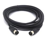 Câble MIDI 8 broches DIN pour enceinte, connecteur mâle vers connecteur mâle, câble convertisseur pour Bang and Olufsen B&O PowerLink BeoLab 3 mètres (3 mètres)