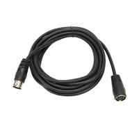 Câble MIDI DIN mâle vers femelle pour enregistrement microphone, câble audio haut de gamme avec extension de signal audio, conducteurs en cuivre