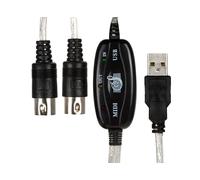 Câble Midi Usb Adaptateur Convertisseur Pour Connecter Un Clavier Organo À Pc Mac 2256[SHU8276600]