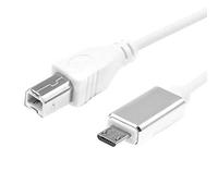 Câble Midi USB Type B Vers -USB Câble Connecteur, Adaptateur Câble,Câble Audio Piano