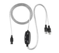 Câble Midi vers USB, Convertisseur de Câble Midi vers USB avec Cordon Adaptateur d'interface Midi, Ligne d'édition de Musique pour Clavier, Câble Midi vers USB Midi vers USB