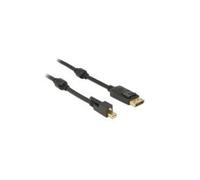 cable mini displayport 1.2 prise mâle avec schraube > - displayport prise mâle 2 m noir 4k, 83722