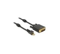 Cable Mini Displayport 1.2 Prise Mâle Avec Schraube > - Dvi 24+1 Prise Mâle 1 M Noir Aktiv, 83725