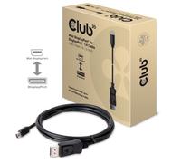 CLUB3D CABLE ADAPTADOR MINI DISPLAYPORT - DISPLAYPORT 1.4 HBR3. 2 METROS.