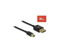 - Câble Mini DisplayPort 1.4 Prise mâle > DisplayPort Prise mâle - 1,0 m