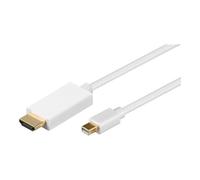 Câble Mini DisplayPort - HDMI 2m Blanc GOOBAY