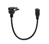 Câble Mini DisplayPort vers Displayport, câble Mini DP femelle Thunderbolt 2 vers DP mâle, cordon plaqué or, câble audio et vidéo 4K @ 60 Hz (DP mâle vers Mini DP femelle) (UP)