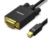 Câble Mini DisplayPort vers VGA, Câble Mini DisplayPort vers VGA 0,9 m (Compatible Thunderbolt 2) avec MacBook Air/Pro, Surface Pro/Dock, Moniteur, Projecteur
