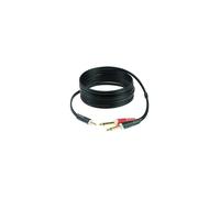 Câble mini-Jack mâle TRS / 2x Jack 6.35 mâles TS, 1m