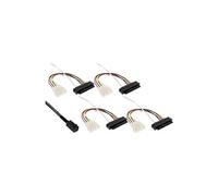 Câble InLine® Mini SAS HD SFF-8643 à 4x SFF-8482 + alimentation 0,5 m G