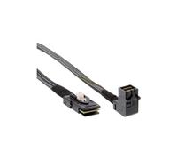 Câble Mini SAS HD SFF-8643 coudé sur SFF-8087 avec bande latérale de 0,5 m