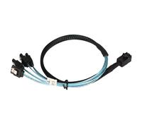 Câble Mini SAS interne vers SATA (SFF-8643) pour applications de dérivation, débit de 12 Gbit/s, câble de données en cuivre