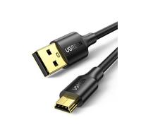 Câble Mini USB Câble USB 2.0 Type A vers Mini B Charge et Sync Compatible avec Manette PS3 Calculatrice TI 83 Canon EOS 700D Noir