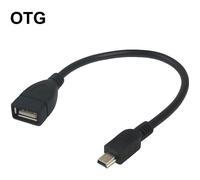 Câble mini usb OTG - TECHEXPERT - USB femelle - 12cm - noir