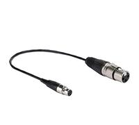 Câble Mini XLR 3 Broches Femelle vers XLR 3 Broches Femelle pour Appareils Photo, Connexion Microphone Standard 30 Cm 11,8 Pouces