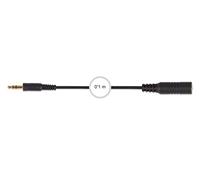 Câble MiniJack 2.5 m st acodado-minijack 3.5 h St FONESTAR aa-421 0,1 m Noir
