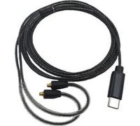 Câble MMCX Type-c audio avec contrôle microphone pour casque Audio-Technica ATH-ES10 ES20 ES30 ES50 ES60 Noir G