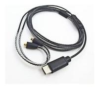Câble MMCX Type-c audio pour casque WESTONE UM PRO10 PRO20 PRO30 PRO50 Noir G