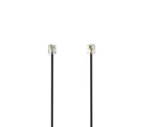 Hama téléphone (analogique) Câble de raccordement [1x RJ11 mâle 6P4C - 1x RJ11 mâle 6P4C] 6 m noir