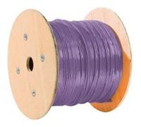 Dexlan - Câble en vrac - 305 m - 7.3 mm - paire torsadée écrantée (F/UTP) - CAT 6 - sans halogène, solide - violet, RAL 4005