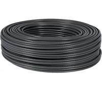 generic - Câble en vrac - 100 m - paire torsadée écrantée (F/UTP) - CAT 6a - extérieur, solide - noir
