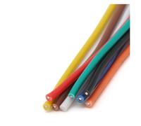 Câble monoconducteur en cuivre étamé UL1007 de 2 mètres, 14 AWG, 16, 18, 20, 22, 24, 26, for ligne électronique(Yellow,10 Meters 24AWG)