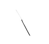 Câble Monocœur Plaqué Argent UL1423 PTFE, 5m, Ligne Électronique Micro Fine Haute Température En Cuivre(Black 5m,38AWG)