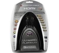 Monster Câble HDMI Platinium Ultra HD 3 m – avec Ethernet et support 4K
