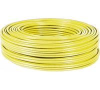 Câble multibrin F/UTP CAT6A LS0H jaune - 100 m
