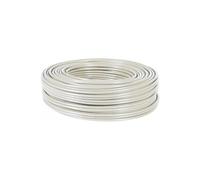 Câble multibrin rj45 catégorie 6 utp rouleau de 50 m (beige)