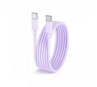 Câble Multicolore Usb C Vers Type C Pd,Câble De Données De Charge Rapide Pour Phone15 15pro Huawei Samsung Xiaomi Type C Ligne De Données 1m 2m 3m.Violet.1m 1pcs