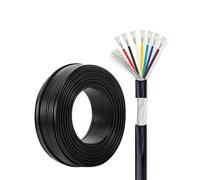 Câble Multiconducteur Blindé UL 2547, Isolation Flexible, 28/26/24/22 AWG, Longueurs 25/50/100, Âme En Cuivre Étamé Et Isolation PVC For Ligne Audio Et Appareils Électroniques(25ft,26AWG-7C)