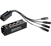 Cable Multicore Câbles Multicœurs 4x XLR DMX Femelle / Male et RJ45 Cat Stagebox