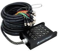 Câble multicore Omnitronic XLR/XLR Nombre dentrées: 12 x Nbr. de sorties: 4 x