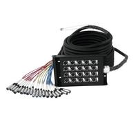 Câble multicore Omnitronic XLR/XLR Nombre dentrées: 16 x Nbr. de sorties: 4 x