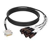 Câble multipaires TASCAM loom 8 canaux stéréo analogique D-Sub 25p. mâle - 8x XLR 3p. mâle 5m KLOTZ