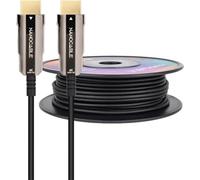 Câble nano HDMI V2.0 AOC 4K@60Hz 18Gbps A/M-A/M, noir, 100 m