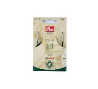 Prym Corde et Accessoires pour Aiguilles à Tricoter circulaires Natural 120 cm, Metal Plastic, Noir