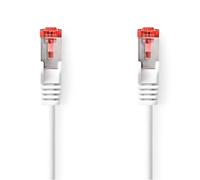 Câble Nedis Cat 6 | RJ45 mâle | RJ45 mâle | S/FTP | 1.00 m | rond | PVC LSZH | Blanc | Blister NE550690102